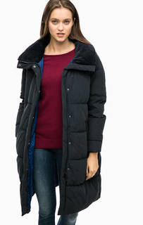 Синяя удлиненная куртка Barbour