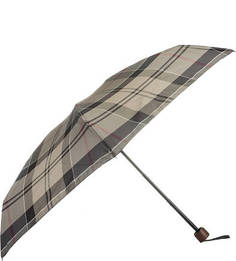 Складной зонт с куполом в клетку Barbour