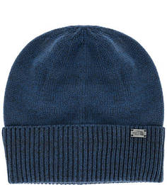 Вязаная шапка синего цвета The North Face