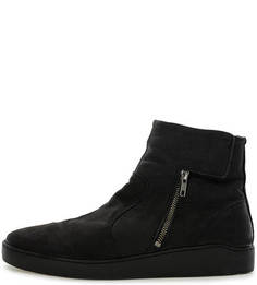 Черные полусапоги на молнии Nobrand