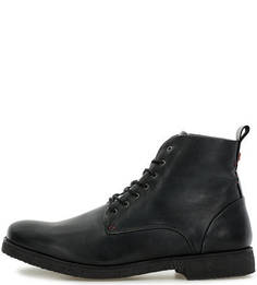 Черные демисезонные ботинки из натуральной кожи Nobrand