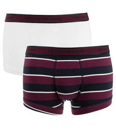 Комплект из двух хлопковых трусов-боксеров Emporio Armani