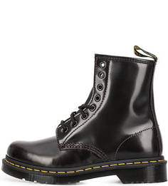 Черные кожаные ботинки Dr. Martens