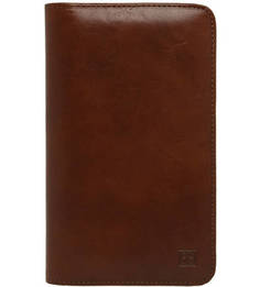 Коричневая кожаная визитница Sergio Belotti