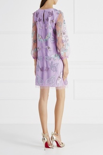 Платье с вышивкой бисером Marchesa Notte