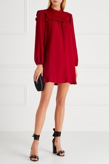 Однотонное платье RED Valentino