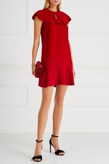 Платье с воланами RED Valentino