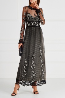 Платье с вышивкой RED Valentino