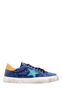 Бархатные кеды Golden Goose Deluxe Brand