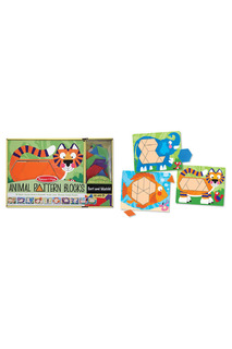 Трафарет с блоками на досках Melissa &amp; Doug