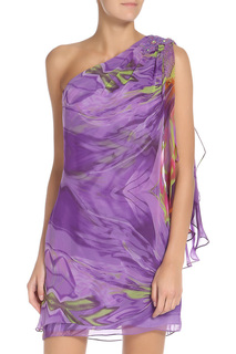 Платье полуприлегающее с отделкой из бисера JS Collections