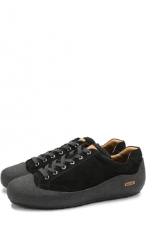 Замшевые кеды на шнуровке Bally