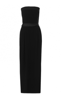 Однотонное платье-бюстье Armani Collezioni