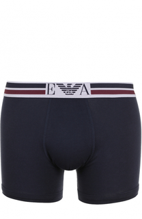 Хлопковые боксеры с широкой резинкой Emporio Armani