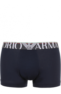 Хлопковые боксеры с широкой резинкой Emporio Armani