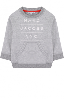Хлопковый свитшот с логотипом бренда Marc Jacobs