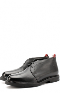Кожаные ботинки на шнуровке Bally