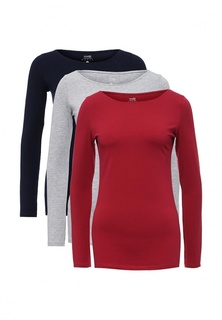 Комплект лонгсливов 3 шт. oodji