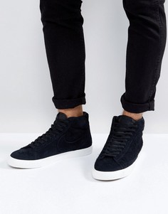 Черные кроссовки средней высоты Nike Blazer 371761-033 - Черный