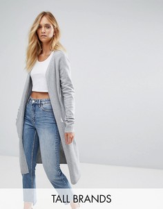 Длинный кардиган Vero Moda Tall - Серый
