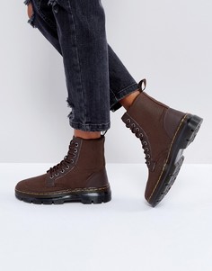 Кожаные ботинки Dr Martens Combs - Коричневый