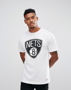 Футболка Mitchell &amp; Ness NBA Brooklyn Nets - Белый