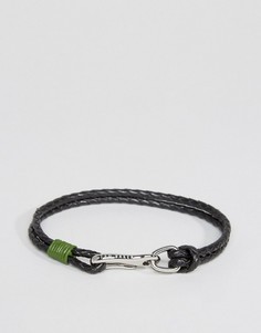 Зеленый двойной кожаный браслет Ted Baker - Зеленый