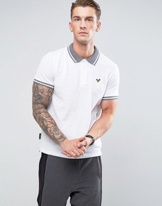 Футболка-поло с контрастным воротником Voi Jeans - Белый