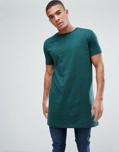 Длинная футболка ASOS - Зеленый