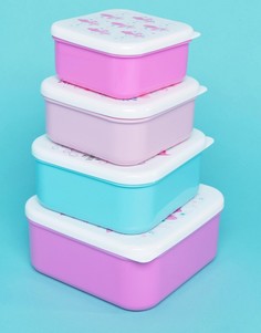 Набор из 4 контейнеров для ланча Fizz - Мульти