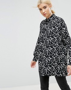 Оверсайз-блузка в горошек ASOS - Мульти