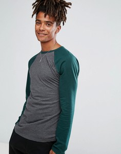 Лонгслив с контрастными рукавами реглан ASOS - Мульти