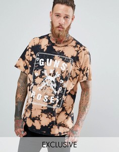 Оверсайз-футболка с принтом Guns N Roses Reclaimed Vintage Inspired - Черный