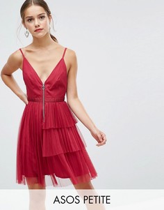 Ярусное платье мини ASOS PETITE - Мульти