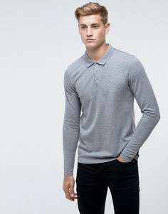 Поло с длинными рукавами Jack &amp; Jones Premium - Серый