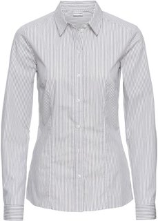 Блузка (белый/черный в полоску) Bonprix