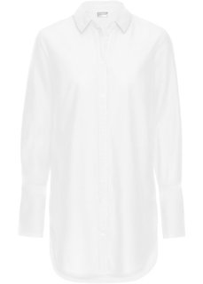 Удлиненная блузка (белый) Bonprix