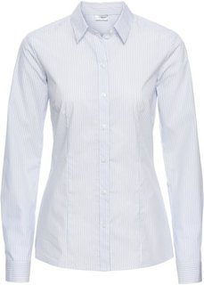 Блузка (синий жемчуг/белый в полоску) Bonprix