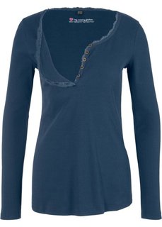 Футболка для беременных с функцией кормления (темно-синий) Bonprix