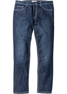 Джинсы Regular Fit Straight, cредний рост (N) (темно-синий «потертый») Bonprix