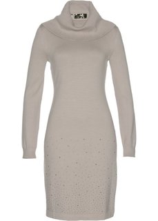 Вязаное платье (меланжевый натуральный камень) Bonprix