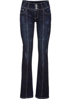 Расклешенные джинсы (темный деним) Bonprix