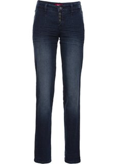 Стрейчевые джинсы-чино, cредний рост (N) (темно-синий) Bonprix