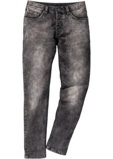 Трикотажные джинсы Skinny Fit Straight, длина (в дюймах) 32 (серый деним) Bonprix