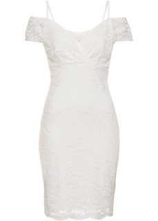 Кружевное платье (белый) Bonprix