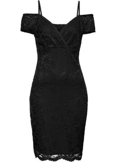 Кружевное платье (черный) Bonprix