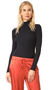 ATM Anthony Thomas Melillo Long Sleeve Mock Neck Top