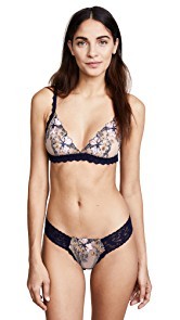 Hanky Panky Embroidered Low Rise Diamond Thong