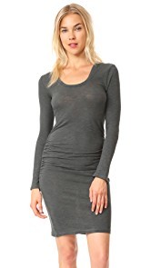 Lanston Ruched T-Shirt Dress