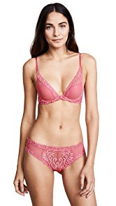 Natori Feathers Contour Plunge Bra
